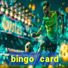 bingo card generator with pictures